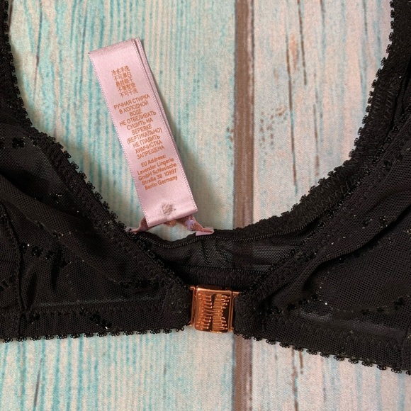 Set of 2 savage x Fenty see through mesh bralettes size small - Picture 9 of 10